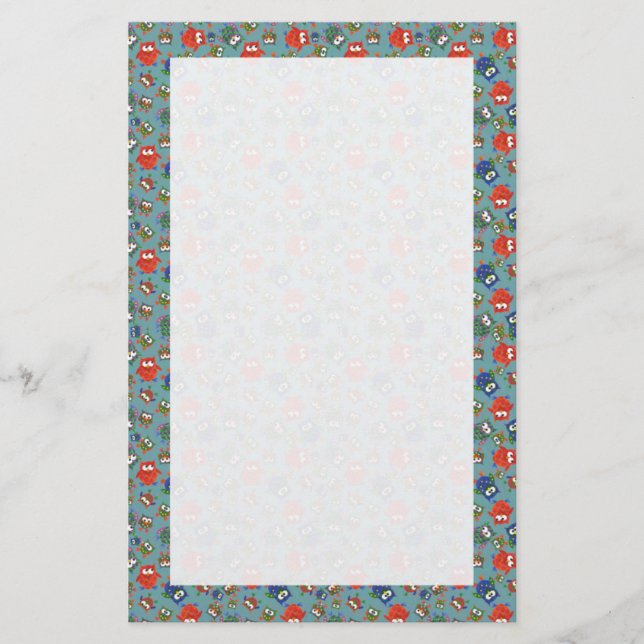 Beställnings- brevpapper, Notepaper, gulliga Brevpapper (Framsida)