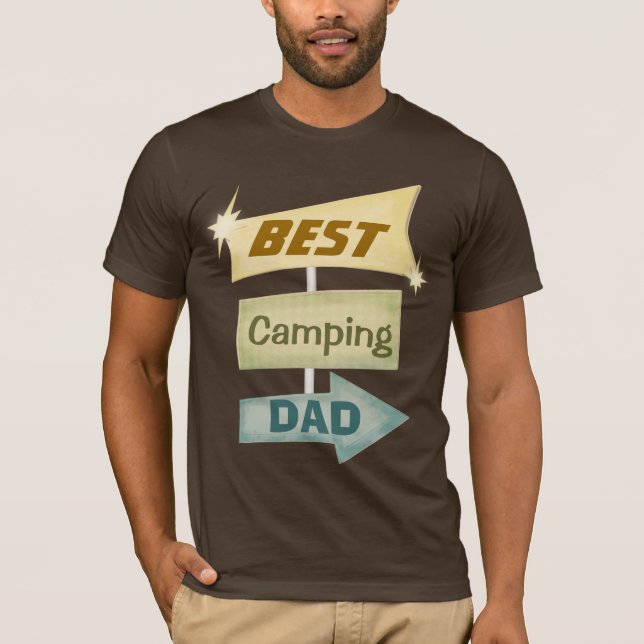 Beställnings- campa pappa ELLER annan Tee Shirt (Framsida)