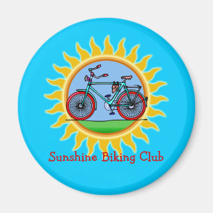 Beställnings- cykla klubblogotypbära magnet