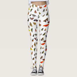 Beställnings- damaskerFJÄRILAR Leggings