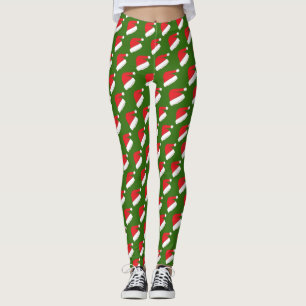 Beställnings- damaskerjulgranar leggings