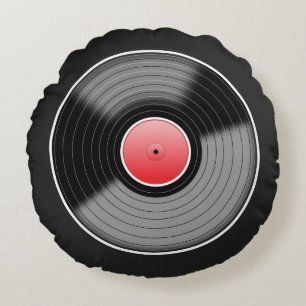 Beställnings- dekorativ kudde "för vinylknarkare