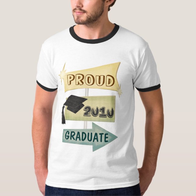 Beställnings- den Retro grabb för året studenten Tröja (Framsida)