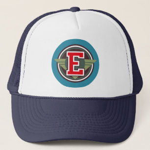 Beställnings- design för brev "E" Truckerkeps