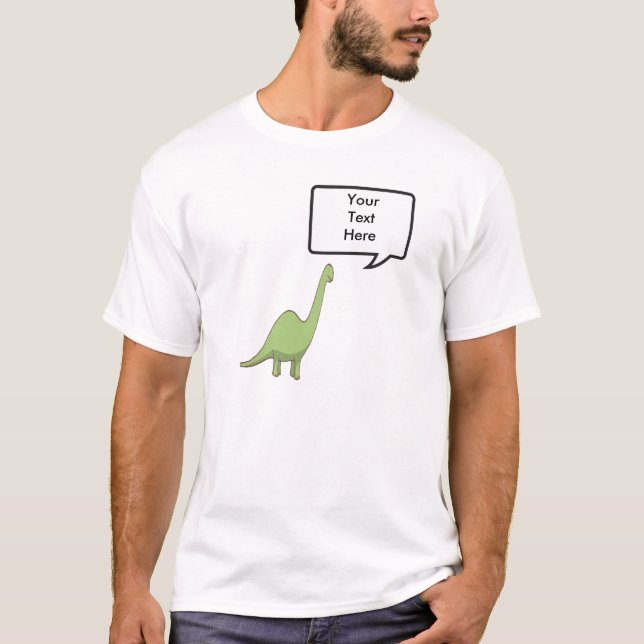 Beställnings- Dinosaurskjorta Tee Shirt (Framsida)