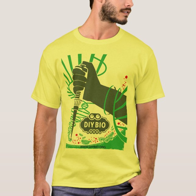 BESTÄLLNINGS- DIYBIO-T-TRÖJA TEE SHIRT (Framsida)