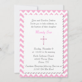 Beställnings- dopinbjudan för rosa sparre inbjudningar