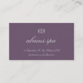 Beställnings- enkelsidig enkel men utsmyckad visitkort