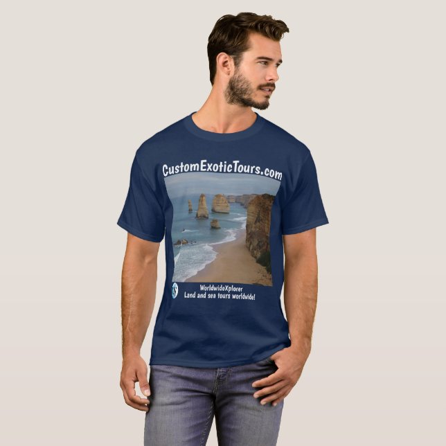 Beställnings- exotiska apostlar & giraff för Tours T Shirt (Hel framsida)