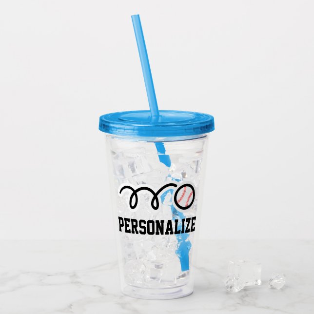 Beställnings- exponeringsglas för tumbler för take away mugg (Framsida Ice)