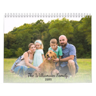 Beställnings- familjfoto gör din egna kalender