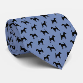 Beställnings- färg slätar foxterrier slips