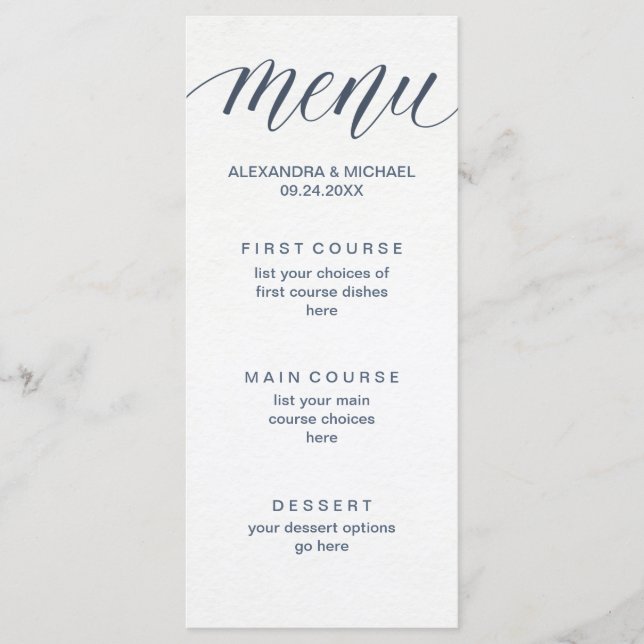 Beställnings- färgmeny för Mariana Meny (Framsida)