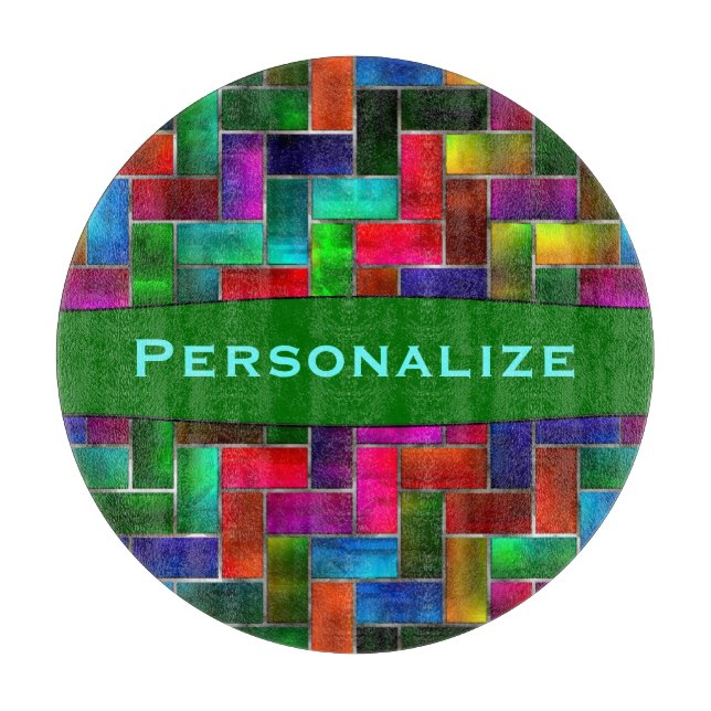 Beställnings- färgrik Glass mosaisk Glass (Framsidan)