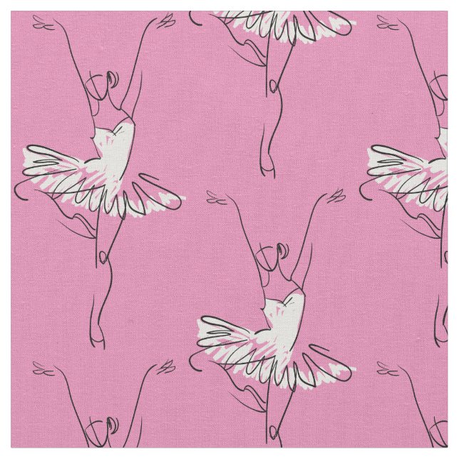 Beställnings- färgtyg för Ballerina Tyg (Närbild)