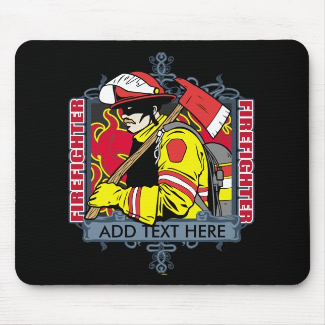 Beställnings- Firefirefighter Musmatta (Framsidan)
