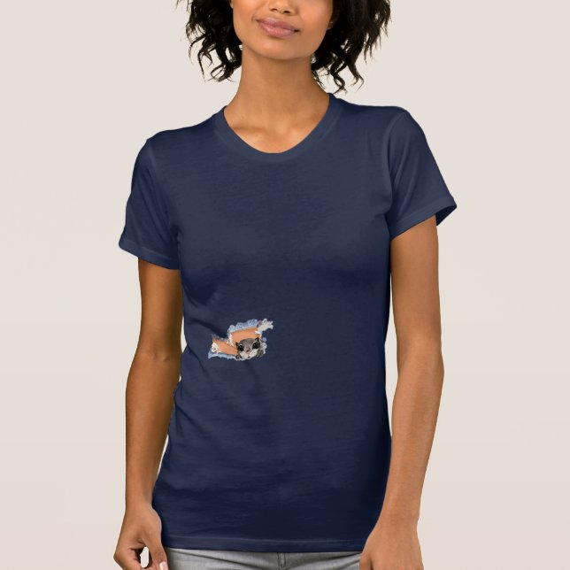 Beställnings- flygekorrekonst t shirt (Framsida)