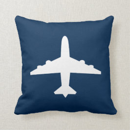 Beställnings- flygplandekorativ kudde