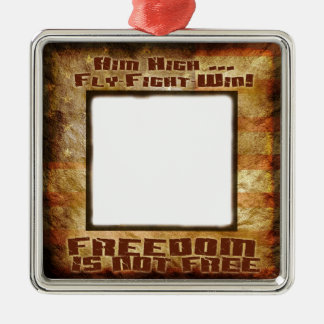 Beställnings- flygvapenprydnad julgransprydnad metall