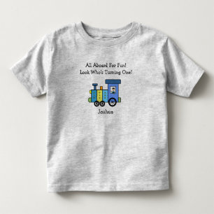 Beställnings- födelsedagtågskjorta tee