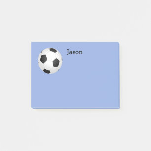 beställnings- fotbollboll postar det noterar för post-it block