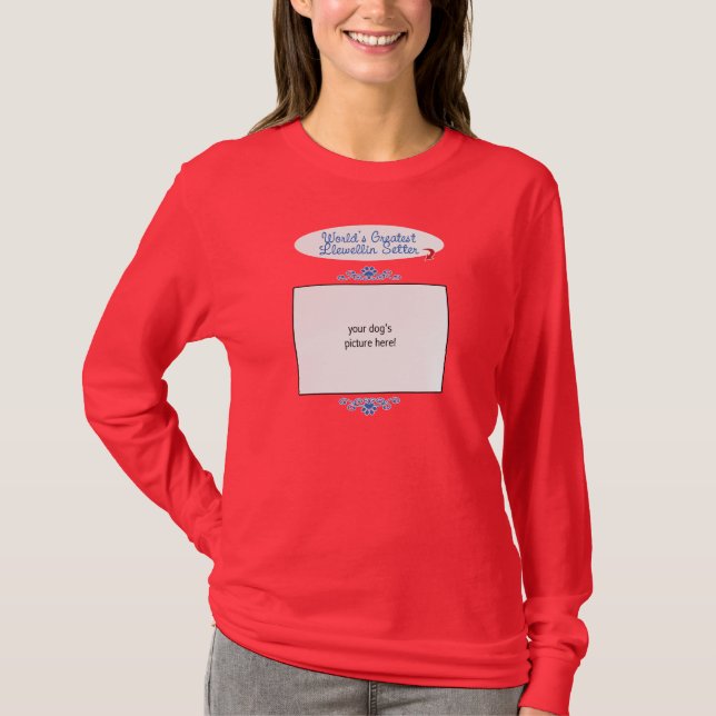 Beställnings- foto! Mest underbar Llewellin för Tee Shirt (Framsida)