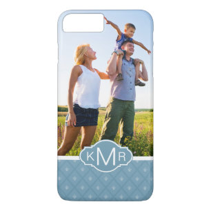 Beställnings- foto- & MonogramFleur-de-lis mönst