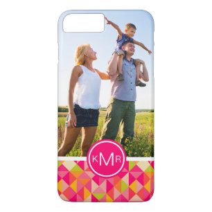 Beställnings- foto- & Monogramtriangelmönster