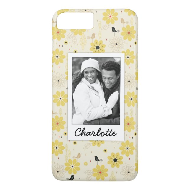 Beställnings- foto- & namnfågelträdgård Case-Mate iPhone skal (Baksida)