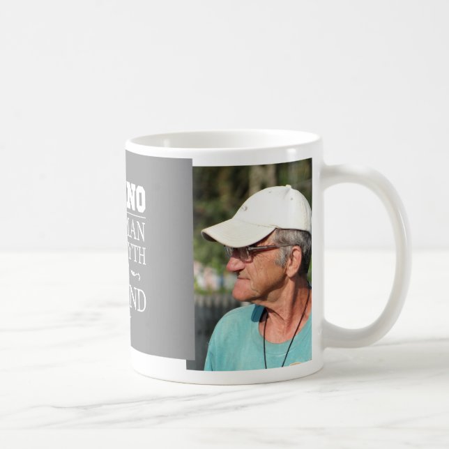 Beställnings- foto Nonno legenden Kaffemugg (Höger)