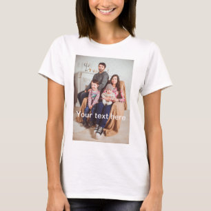 Beställnings- foto och/eller text t-shirt
