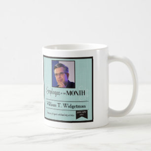 Beställnings- fotoanställd av kaffemugg