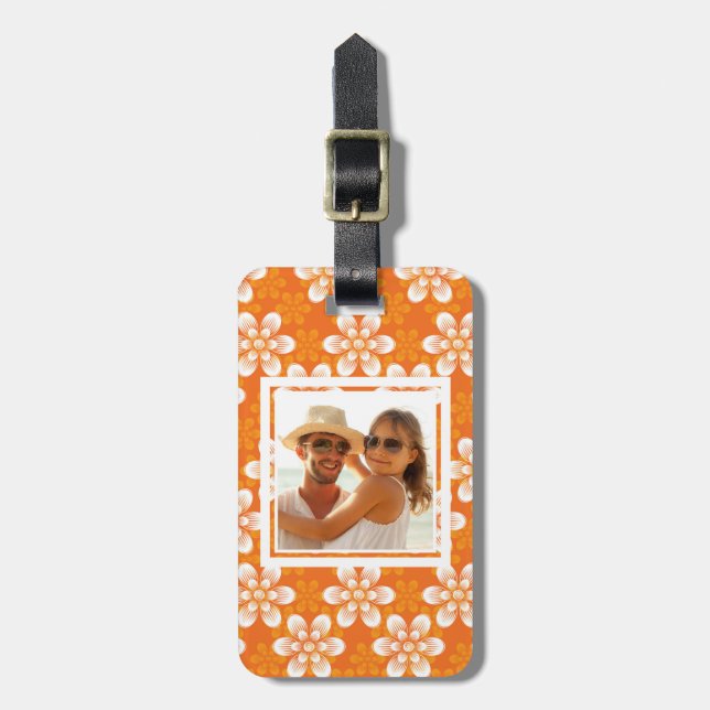 Beställnings- fotoblommamönster bagagebricka (Vertikal Framsida)