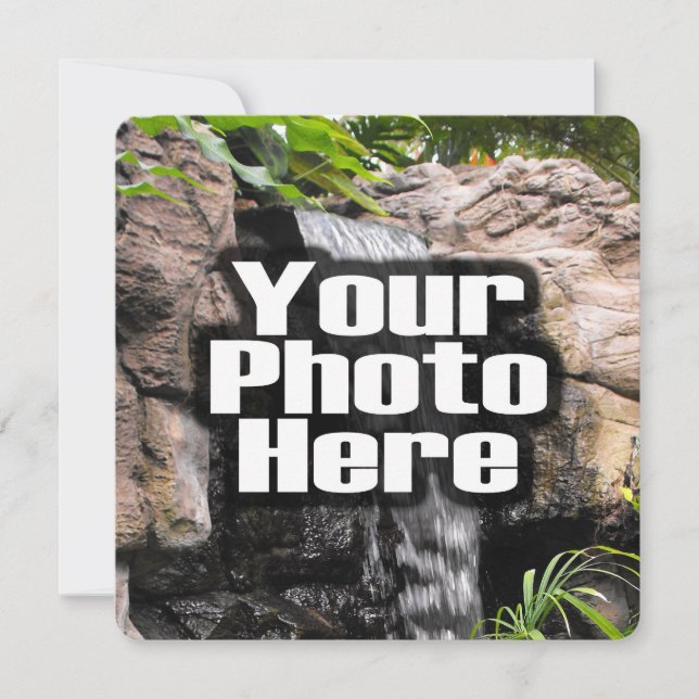 Beställnings- fotoFullt-Färg personlig Inbjudningar (Framsida)