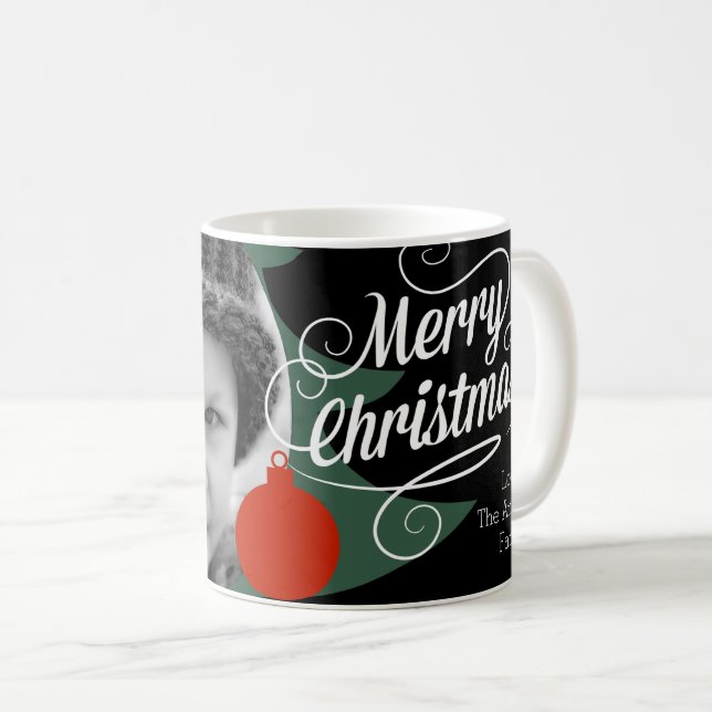 Beställnings- fotogod jul med namn kaffemugg (Framsida höger)