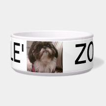 Beställnings- fotohusdjurbunke