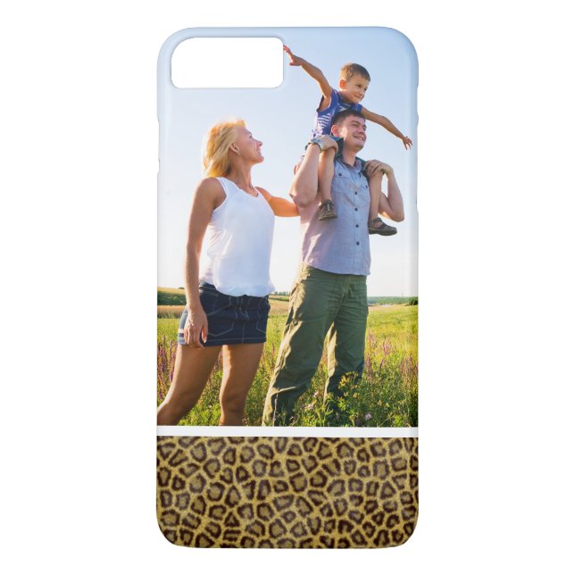 Beställnings- fotoLeopardpäls Case-Mate iPhone Skal (Baksida)