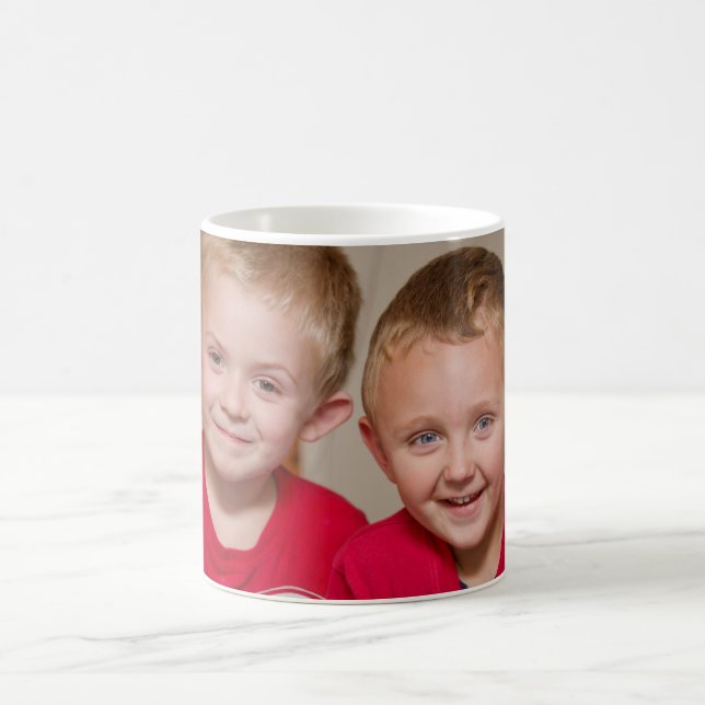 Beställnings- fotomugg kaffemugg (Center)