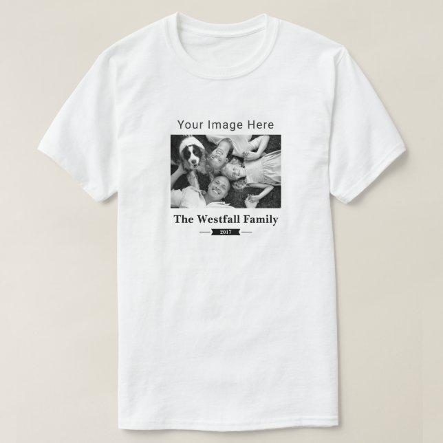 Beställnings- fotoT-tröja Tröja (Design framsida)