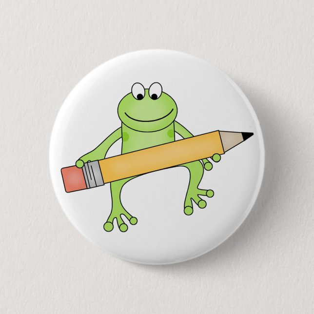 Beställnings- Froggie knäppas Knapp (Framsida)