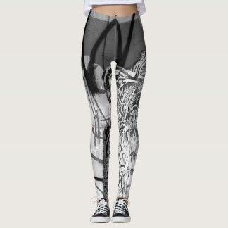 Beställnings- Graffik damasker vid CABVASQUEZ Leggings