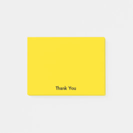Beställnings- gult för tack | post-it block