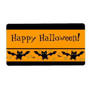 Beställnings- Halloween fest hänger lös etikett Fraktsedel