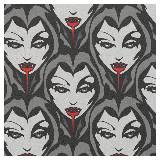 Beställnings- Halloween för vampyrHalloween tyg (Närbild)