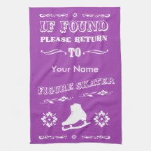 Beställnings- handduk för färgkonståkningWipe