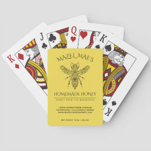 Beställnings- hemlagad honung casinokort
