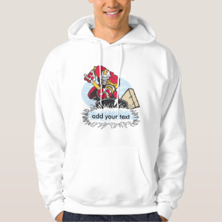 Beställnings- hockeyspelare sweatshirt
