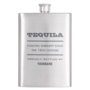 Beställnings- högvärdig flaska för TEQUILA Fickplunta