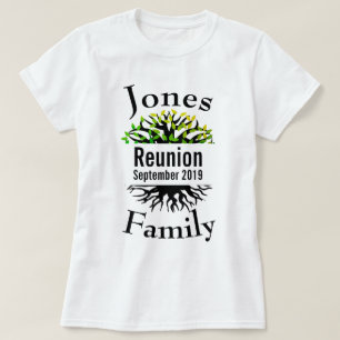 Beställnings- idé för familjmöteskjorta t shirt