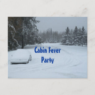 Beställnings- inbjudningar för party för feber för